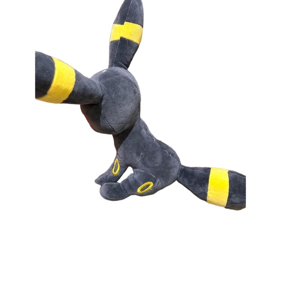 Pokemon Plush Toy Dark Black Yellow Umbreon Character Collectible Eeveelution - Picture 4 of 5